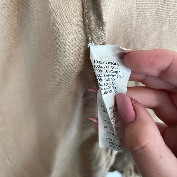 Double RL RRL Ralph Lauren Cotton Button Up Long Sleeve Utility Shirt Brown Sz 4 - Picture 3 of 11